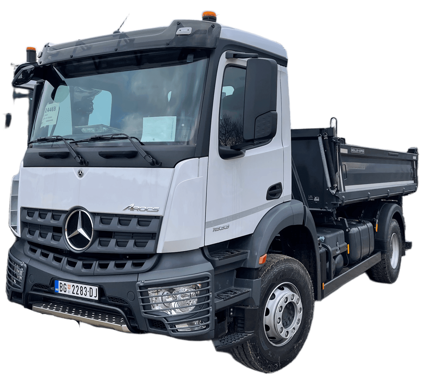 Kiper kamion Mercedes 7–8m² za najam Beograd