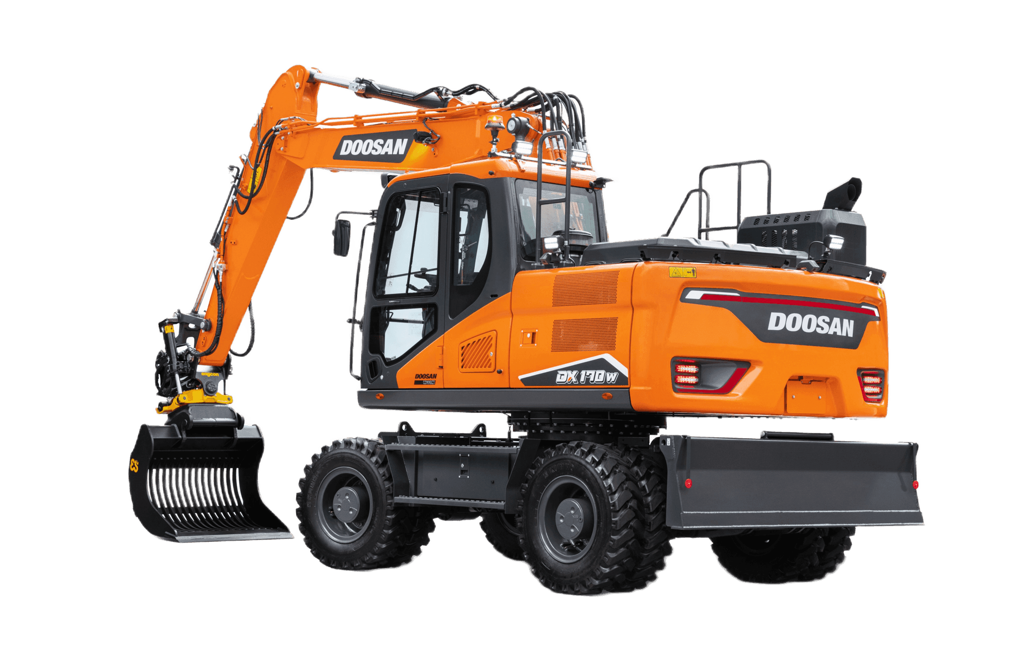 Bager Doosan DX170W za iznajmljivanje Srbija
